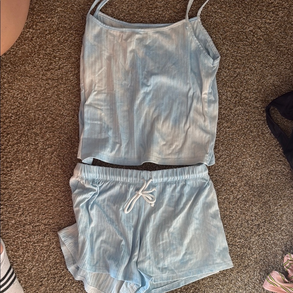 Kids Light Blue Pajama Set